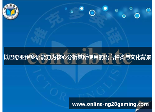 以巴舒亚伊多语能力为核心分析其所使用的语言种类与文化背景