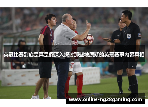 英冠比赛到底是真是假深入探讨那些被质疑的英冠赛事内幕真相